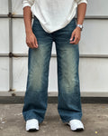 Vintage Blue Wide Leg Jeans