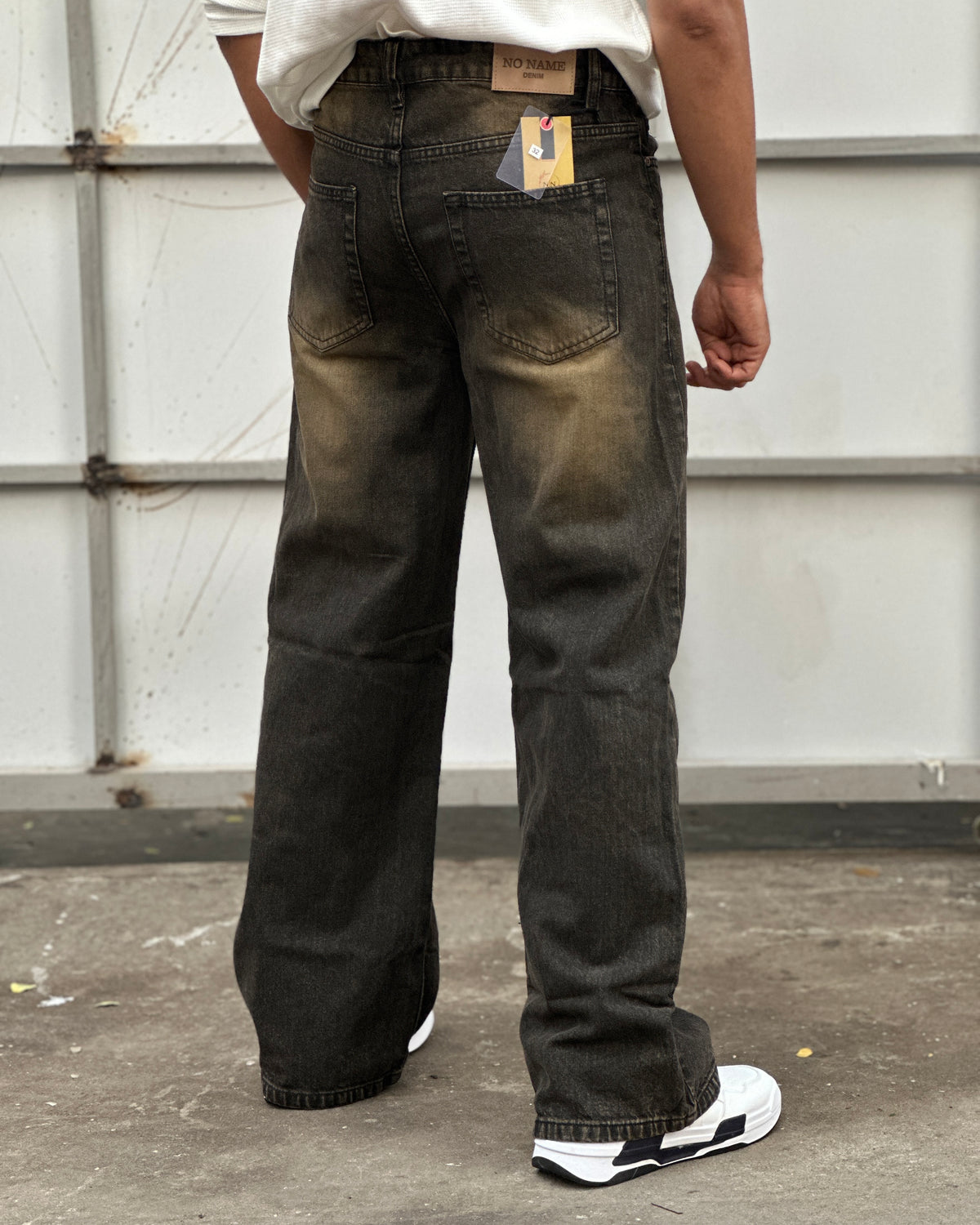 Wide Leg Jeans – Vintage Brown Wash