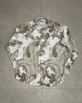 Paisley Print Linen Blend Shirt 002